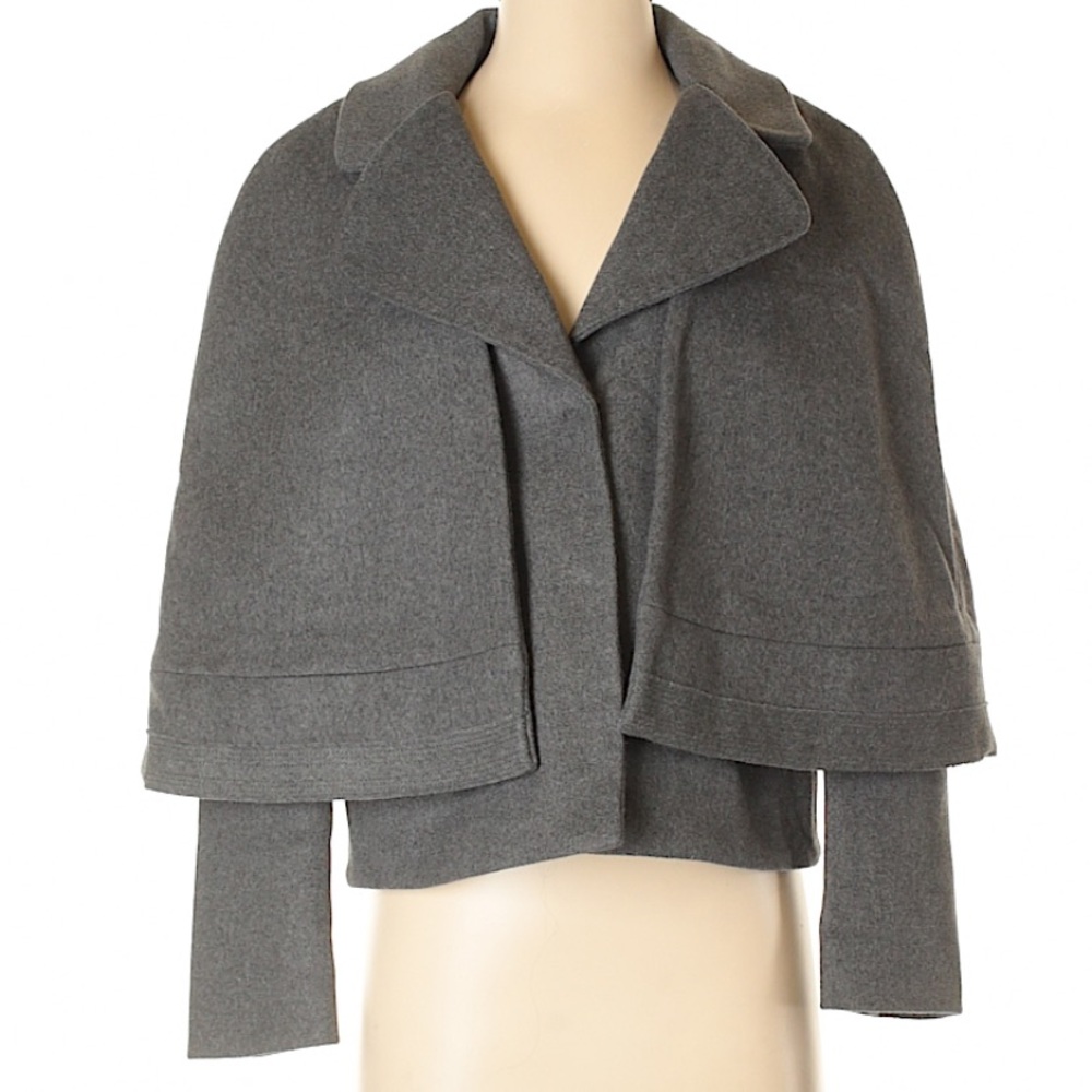 Tory Burch Wool Cape Coat EUC Sz 4 MSRP $995